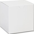 Bags & Bows 4 x 4 x 4 Gift Boxes, White, 100/Pack (250-040404C-9)