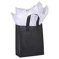 Bags & Bows® 8 x 4 x 10 Frosted High Density Shoppers, 250/Pack