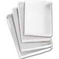 Bags & Bows® 6 9/16 x 4 13/16 x 1 Top Boxes With White Base, Clear, 100/Pack