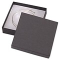 Bags & Bows® 3 1/2 x 3 1/2 x 7/8 Kraft Jewelry Boxes, 100/Pack (52-030301-12KR)