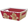 Bags & Bows® 9 x 7 x 3 1/2 Gingerbread Man Market Tray,