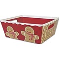 Bags & Bows® 12 x 9 1/2 x 4 1/2 Gingerbread Man Market Tray,