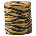 Bags & Bows® 1 1/2 x 25 yds. Crinkle Paper Tiger Ribbon, Black on Yellow, RL