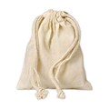 Bags & Bows® 5 x 6 Muslin Cloth Bags, White, 12/Pack