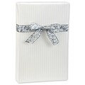 Bags & Bows® 7 3/8 x 100 Pearl Stripe Jewelers RL Gift Wrap, White, RL