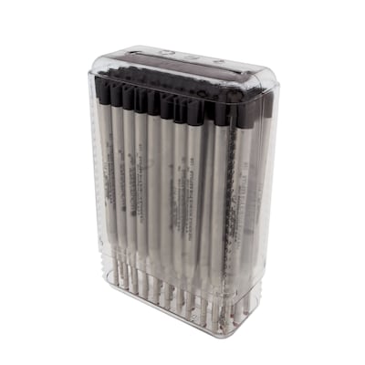 Monteverde® Extra Fine Soft Roll Ballpoint Refill For Parker Ballpoint Pens, Black, 50/Pack
