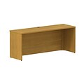 Bush Business Furniture 300 Series 60W X 22W Single Ped Desk, Modern Cherry, Installed