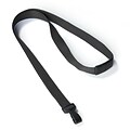 IDville 1346785BK31 35 Blank Lanyards, Black, 25/Pack