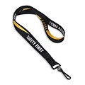 IDville 1341171STC31 36 Safety First Lanyards, Black, 10/Pack