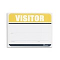 IDville Adhesive Fill in the Blank Visitor Labels, Yellow, 100/Pack (1341017YL31)