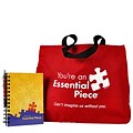 Baudville® Tote Bag W/ Journal And Pen, Essential Piece