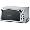 Delonghi 1400 W Stainless Steel 6-Slice Convection Toaster Oven, Silver