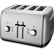 KitchenAid® 1800 W 4-Slice Toaster With Manual High-Lift Lever, Silver