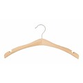 NAHANCO 17 Wood Signature Top Hanger, Low Gloss Natural