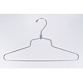 NAHANCO 18 Metal Shirt/Dress Hanger, Chrome, 100/Pack