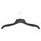 NAHANCO 18 1/2 Plastic Elegant Top/Sweater Hanger, Black, 100/Pack