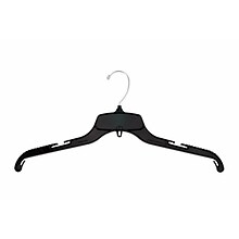 NAHANCO 17 Plastic Super Heavy Weight Top Hanger, Black, 100/Pack (28800)