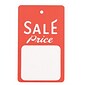 NAHANCO 1 3/4" x 2 7/8" Large Strung Sale Tag, Red/White, 1000/Pack, 1000/Pack