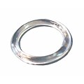 NAHANCO 1 1/4 Plastic Small Scarf Ring, Clear, 100/Pack, 100/Pack