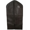 NAHANCO 48 Italian Style Non-Woven Garment Bag; Black, 50/Pack