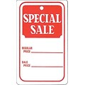 NAHANCO 1 3/4 x 2 7/8 Strung Special Sale Tag, Red/White, 100/Pack