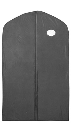 Econoco 24 x 40 Polyethylene Zippered Garment Covers With Oval Window and Center Zipper, 100/Pack