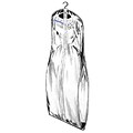Econoco 24 x 72 4 Gauge Vinyl Bridal Cover, Crystal Clear, 36/Pack