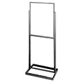 Econoco BH55/MAB 28 x 22 Double Bulletin Sign Holder, Metal, Matte