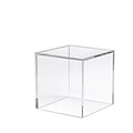 Econoco 6L x 6W x 6D Acrylic Countertop Small Display Cube, Clear, 12/Pack