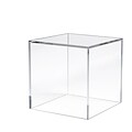 Econoco 8L x 8W x 8D Acrylic Countertop Medium Display Cube, Clear, 6/Pack