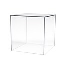 Econoco 12L x 12W x 12D Acrylic Countertop Large Display Cube, Clear, 2/Pack