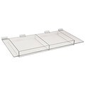 Econoco HP/ESS2412 24 x 12 Extra Support Shelf, Clear, Acrylic/Polymer, 6/Pack