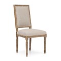 Zuo® Polyester Linen Cole Valley Chairs, Beige, 2/Pack