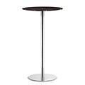 Zuo® Cyclone 23 1/2 Painted Tempered Glass Bar Table, Espresso