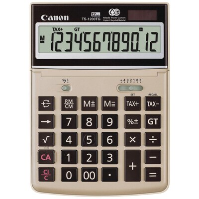 Canon® TS-1200TG 12-Digit Display Desktop Calculator (CNN1072B008AA)