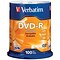 Verbatim® 95102 4.7GB 16X 120 min storage capacity DVD-RS; 100-ct Spindle