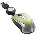 Verbatim VTM97254 USB Wired Optical Travel Mouse, Green