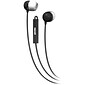 Maxell MXL190300 Stereo In-Ear Earbud with Mic and Remote, Black