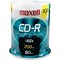 Maxell MXLCDR80100S 700 MB CD-R Spindle, 100/Pack