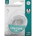 GE 7 4 Conductor Line Cord; White