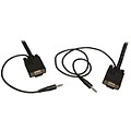 Tripp Lite P504 15 SVGA Monitor/Audio Cable With Coaxial; Black