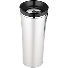 Thermos® Sipp 16 oz. Stainless Steel Travel Mug With Tea Hook, Black/Silver