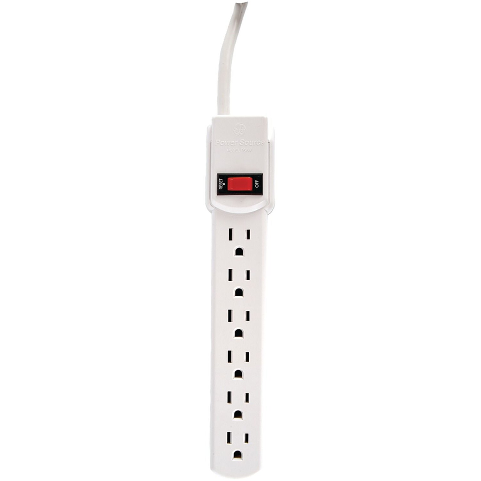 GE 55253/50268 6-Outlet Power Strip with 9ft Cord