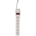 GE 55248 6-Outlet Power Strip with 3ft Cord, White