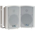 Pyle® PDWR53 Indoor/Outdoor Waterproof Wall Mount Speaker, White