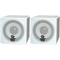 Pyle® PCB3 Mini Cube Bookshelf Speaker, White