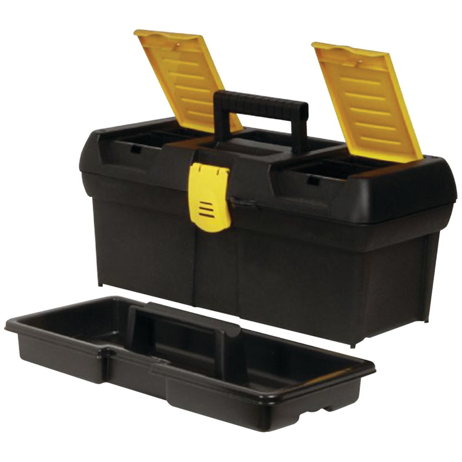 STANLEY® 016011R 2-Lid Organizer Tool Box, Black