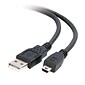 C2G ® 3.28' USB 2.0 A to Mini-B Data Transfer Cable; Black (27329)