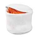 Honey Can Do® 4.3 x 6.7 Mesh Fabric 2Sided Bra Wash Bag, White