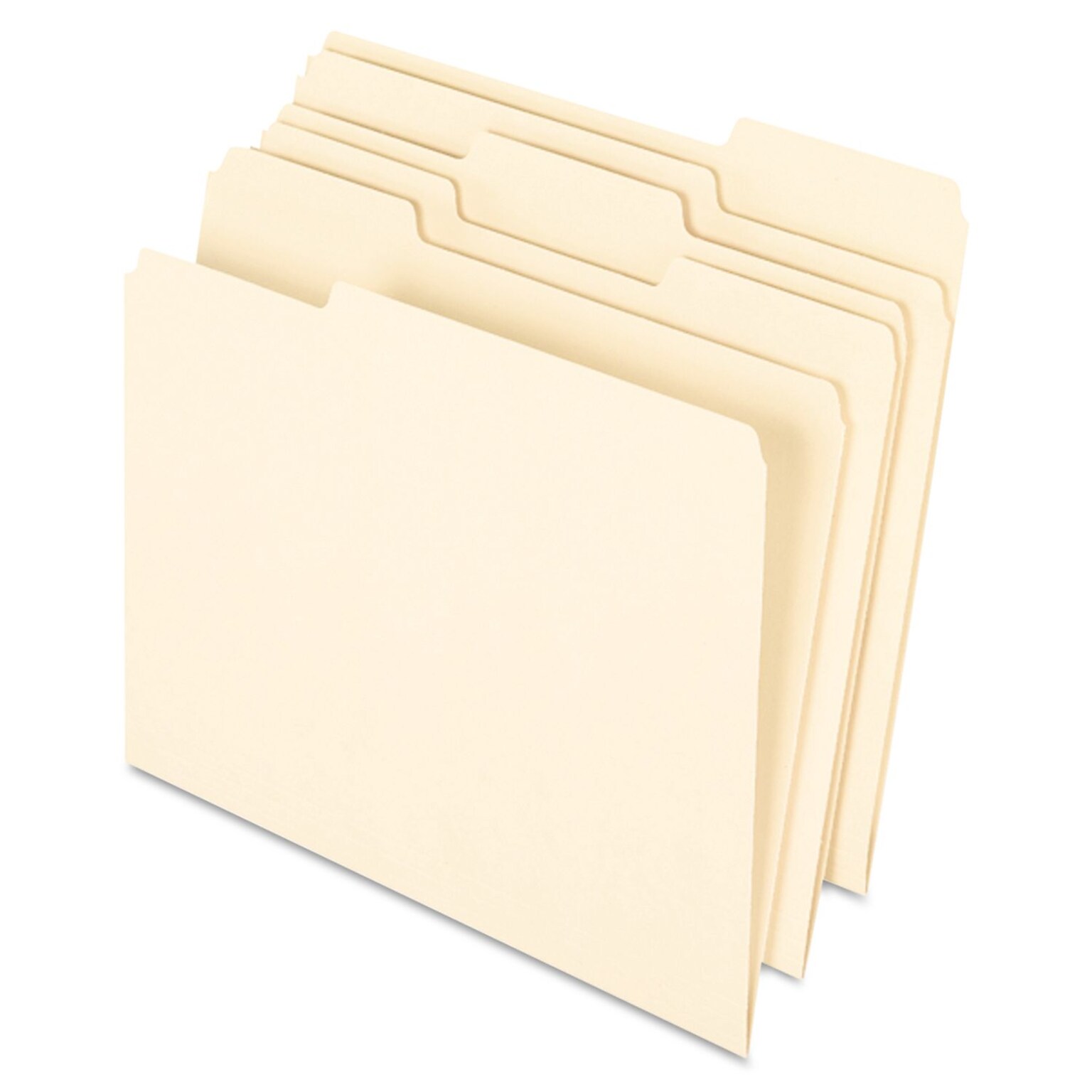 Pendaflex Earthwise File Folder, 3 Tab, Letter Size, Manila, 100/Box (PFX 74520)